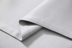 Svetlosivý záves OXFORD 140x250 cm Zavesenie: Kovové krúžky