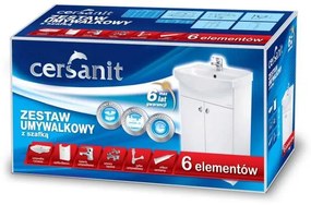 Cersanit Cersania sada, umývadlo + skrinka 50cm, biela, S509-039-DSM
