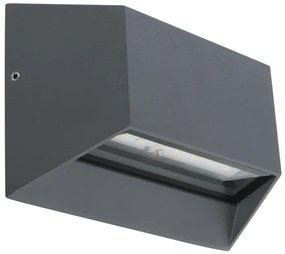 Globo 34175 - LED Vonkajšie nástenné svietidlo HONNA LED/7W/230V IP54 antracit