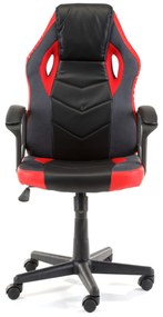 Kancelárska/herná stolička Fiero (červená). Vlastná spoľahlivá doprava až k Vám domov. 1071058
