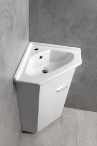 Aqualine Aqualine, ZOJA umývadlová skrinka 40,5x74x40,5cm, biela, 50345