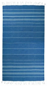 The One Towelling Plážová osuška Hamam Sultan - Čierna / biela | 100 x 180 cm