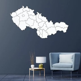 Veľká drevená mapa Slovensko a Česko | SENTOP M011