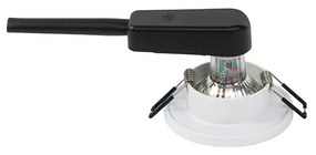 Sada 6 moderných kúpeľňových zapustených bodových svetiel biela - Shed