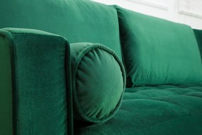 Rohová sedačka Cosy Velvet II smaragdovo zelený zamat