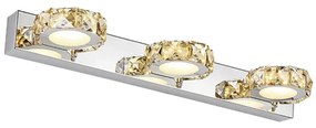 Klausen  Klausen 146002 - LED Krištáľové nástenné svietidlo CHAMPAGNE 3xLED/3W/230V KS0327