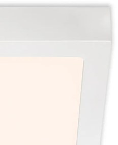 Briloner 7123-016 - LED stropné svietidlo FIRE LED/12W/230V 3000K 17x17 cm biela