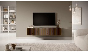 TV skrinka/stolík Tenessie 138  (čierna + dub artisan). Vlastná spoľahlivá doprava až k Vám domov. 1098789