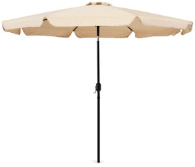 ModernHome Veľký záhradný slnečník 3m - béžový
