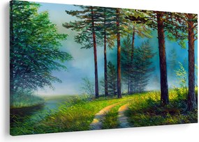 Obraz - Olejomaľba krajiny (90x60 cm)