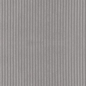 Svetlosivá menčestrová rohová pohovka (pravý roh/s leňoškou) Merid – Ropez