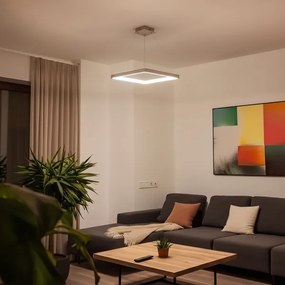 BRILAGI - LED Stm luster na lanku FALCON SLIM LED/50W/230V 50x50 cm béžová + DO