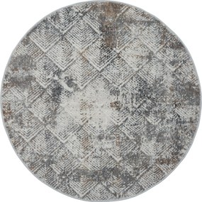 Kusový koberec My Heart CA60070 creme kruh, 120x120 (priemer) kruh, šedá, chodba / predsieň, My Flair