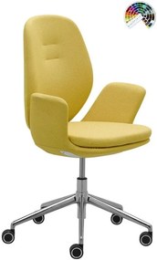 RIM Dizajnové kancelárske kreslo MUUNA čalúnenie BLAZER TRESIGALLO