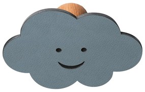 Modrý nástenný oceľový háčik Cloud Dot Nupo – LIND DNA