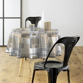 Umývateľný obrus z PVC ø 160 cm Costa – douceur d'intérieur