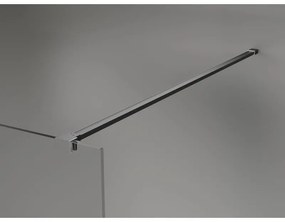 Mexen Kioto-X, sprchová zástena 120 x 200 cm, 10mm sklo námraza, grafitový profil, 800-120-101-95-30-X