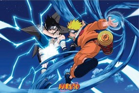 Plagát, Obraz - Naruto Shippuden - Naruto & Sasuke