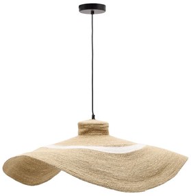 Závesné svietidlo v prírodnej farbe s tienidlom z morskej trávy ø 90 cm Albenya – Kave Home