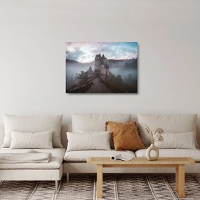 Sklenený obraz - Eltz Castle, Nemecko (70x50 cm)