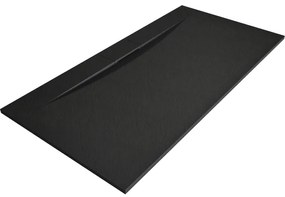 Mexen Egon, SMC obdĺžniková sprchová vanička 160 x 90 cm, čierna, 4R709016
