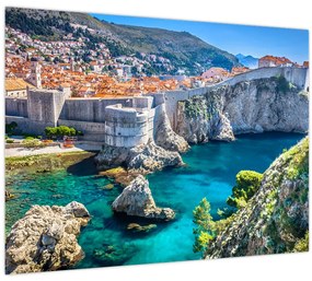 Sklenený obraz - Dubrovník (70x50 cm)