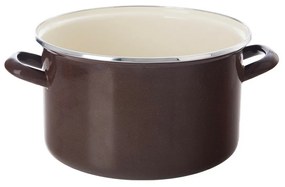 Orion Smaltovaný hrniec s lemom Brown, 6,5 l, 6,5 l