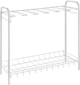 METALTEX Botník na vysoké topánky - čižmy, gumáky BOOT, biely, 63 x 24 x 59
