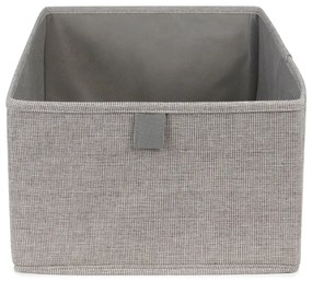 Sivý úložný box Compactor Oxford, 42 x 26 cm