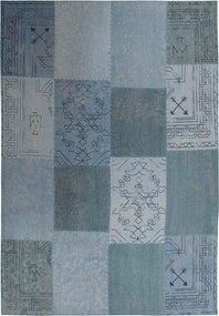 XXXLutz PLOCHO TKANÝ KOBEREC, 120/170 cm modrá, viacfarebná Kayori - Online Only bytové doplnky - 005937174201