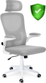 Kancelárska stolička mikrosieťová Sofotel Brass -  sivá