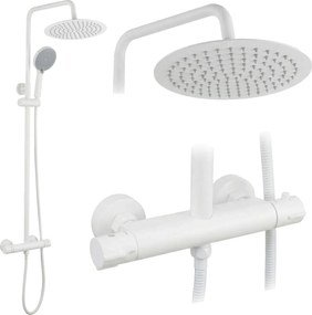 Rea Lungo, sprchový set s termostatom, biela, REA-P6731