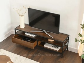 TV stolík/skrinka Subsidios (čierna). Akcia -25%. Vlastná spoľahlivá doprava až k Vám domov. 1137070
