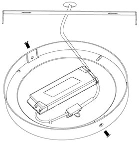 Eglo 98293 - LED stmievateľné stropné svietidlo FUEVA-A LED/20W/230V + diaľkový ovládač