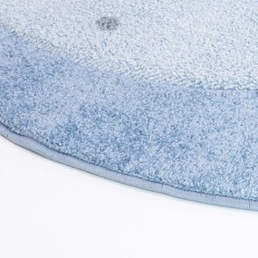 Dekorstudio Okrúhly detský koberec BEAUTY Modrá labuť Priemer koberca: 160cm