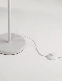 Dizajnová stojaca lampa Nessi Biela