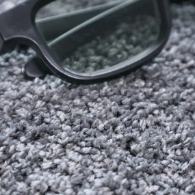 Condor Carpets, Metrážny koberec Bali 075, na mieru, šíře 4m, šedá, filc, detská izba