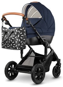 Kočík kombinovaný Kinderkraft Prime 3v1 - Deep Navy