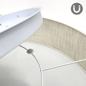 Brilagi - LED stropné svietidlo SIRIJA 6xE27/15W/230V, priemer 80 cm, krémové