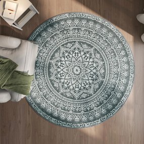 Kulatý koberec ORIENT 160 cm antracitově šedý