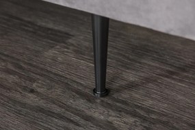 Dizajnová leňoška Evie 196 cm sivý zamat