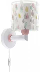 Dalber 41439 - Detské nástenné svietidlo COLOR RAIN 1xE27/60W/230V