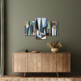 Obraz - Prírodná geometrická abstrakcia II. (90x60 cm)