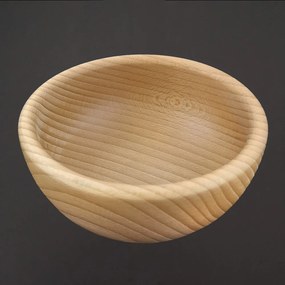 AMADEA Drevená miska, masívne drevo, 14 cm