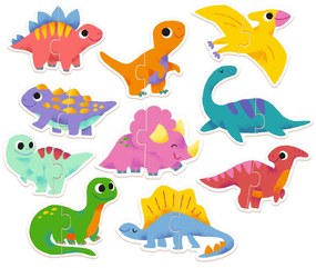 Puzzle Duo - Dinosaury