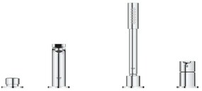 GROHE 19577001 - Vaňová štvorotvorová kombinácia LINEARE lesklý chróm