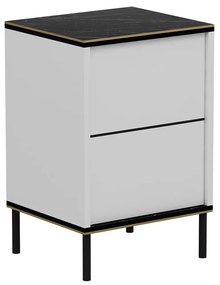 Nočný stolík Imaj White Marble