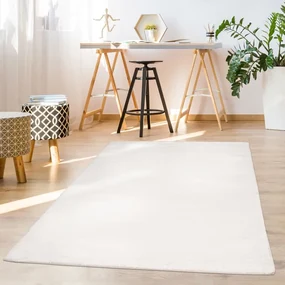 Dekorstudio Kožušinový koberec TOPIA - smotanovobiely Rozmer koberca: 200x290cm