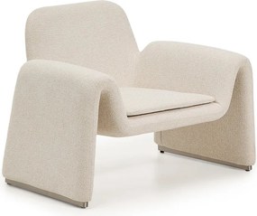 Béžové ženilkové kreslo Melvia – Kave Home