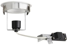 Sada 6 moderných zapustených bodových svietidiel bielej farby s možnosťou naklápania AR70 - Cisco